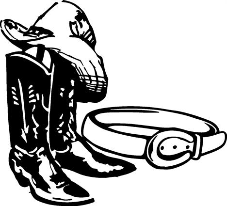 Cowboy Boot, Hat & Belt02